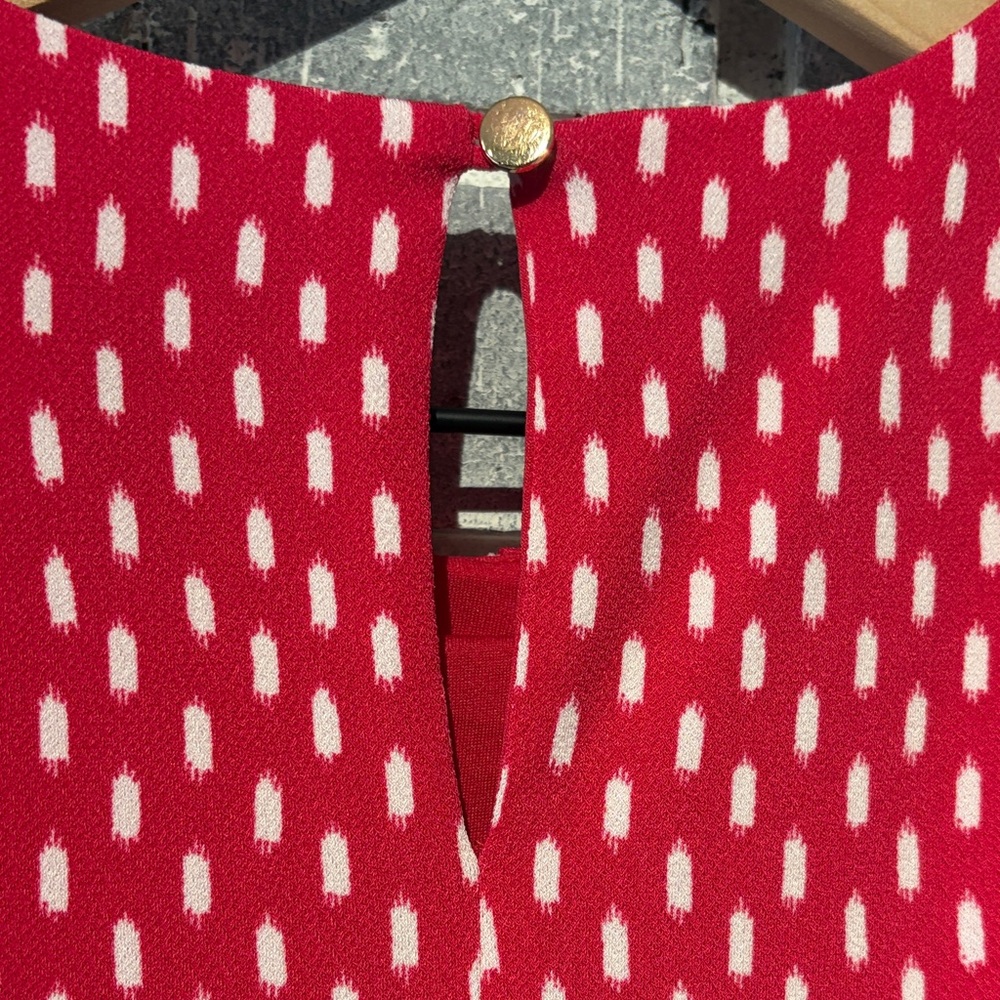 Ann Taylor Pink Patterned Dress Size Petite XXS - Picture 4 of 6
